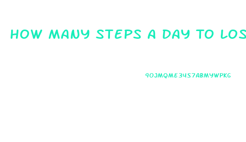 How Many Steps A Day To Lose Weight Calculator