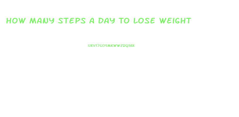 How Many Steps A Day To Lose Weight