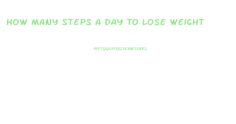How Many Steps A Day To Lose Weight