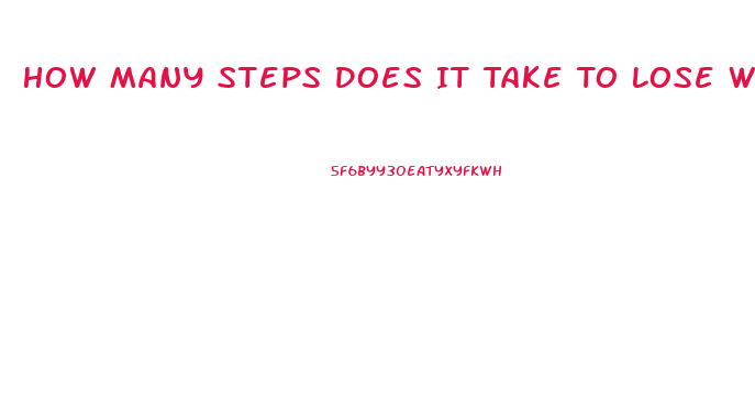 How Many Steps Does It Take To Lose Weight