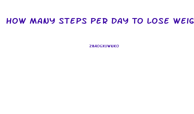 How Many Steps Per Day To Lose Weight