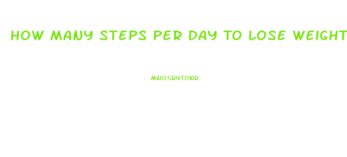 How Many Steps Per Day To Lose Weight