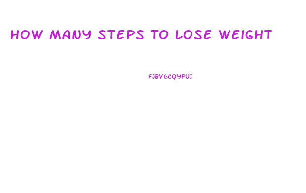 How Many Steps To Lose Weight