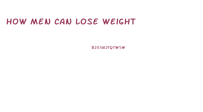 How Men Can Lose Weight