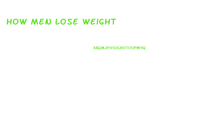 How Men Lose Weight