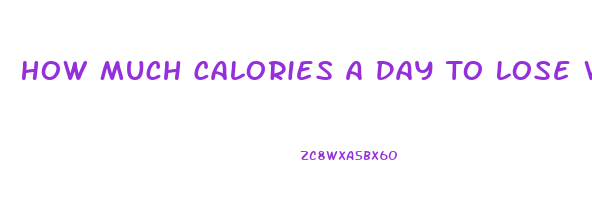 How Much Calories A Day To Lose Weight