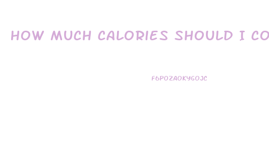 How Much Calories Should I Consume To Lose Weight