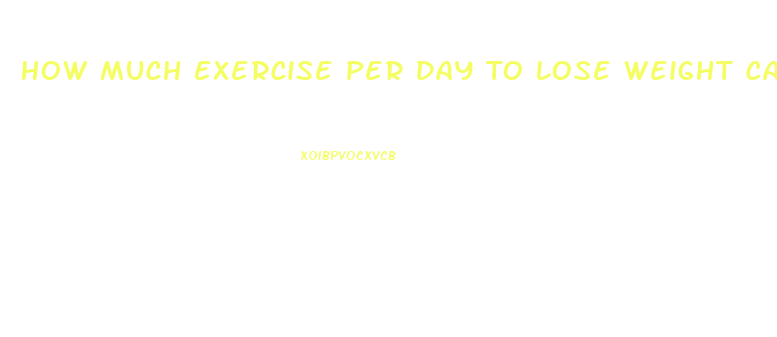 How Much Exercise Per Day To Lose Weight Calculator