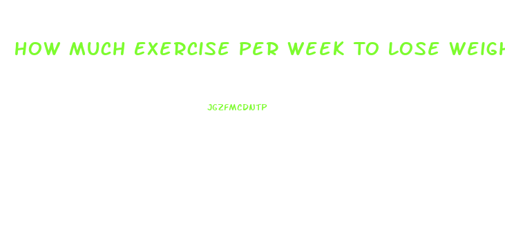 How Much Exercise Per Week To Lose Weight Calculator