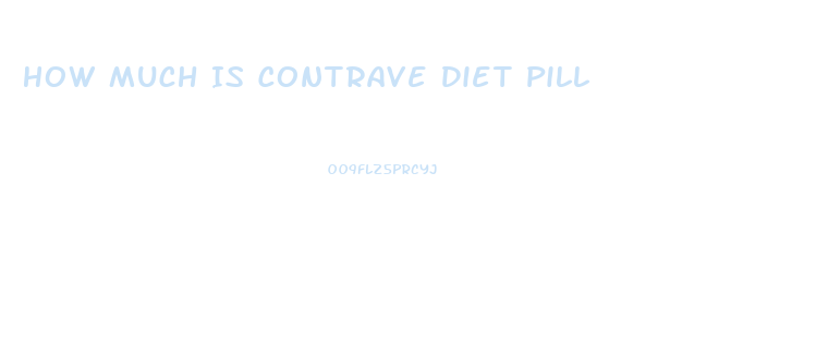 How Much Is Contrave Diet Pill