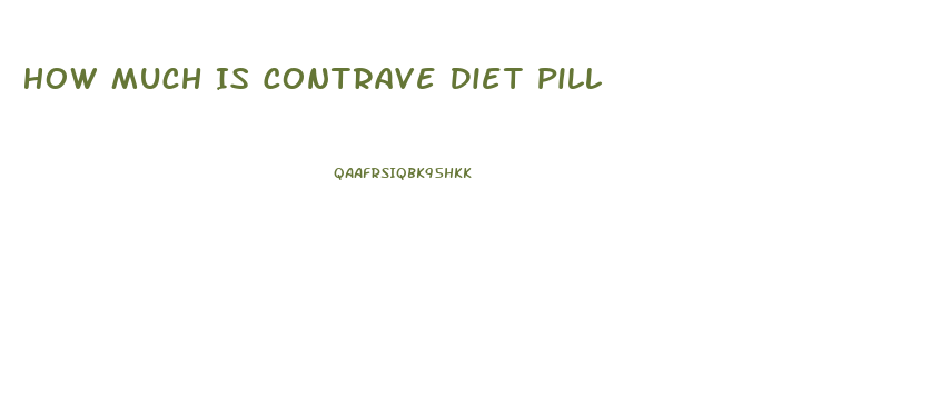 How Much Is Contrave Diet Pill