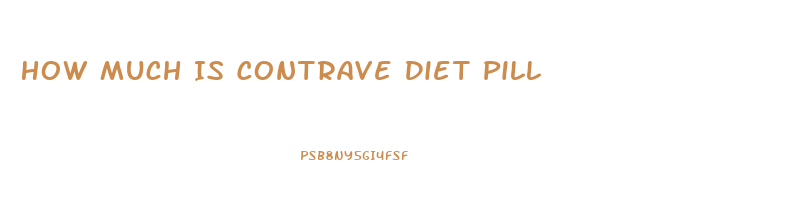 How Much Is Contrave Diet Pill