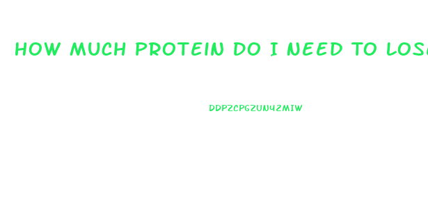 How Much Protein Do I Need To Lose Weight Calculator