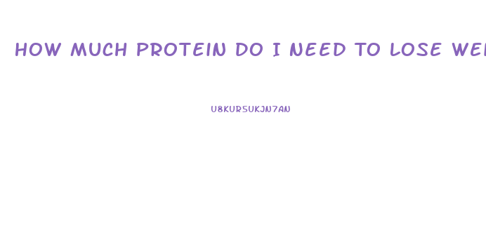 How Much Protein Do I Need To Lose Weight Calculator