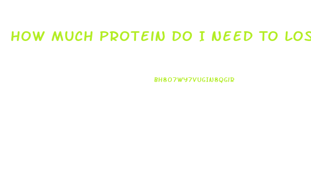 How Much Protein Do I Need To Lose Weight Calculator