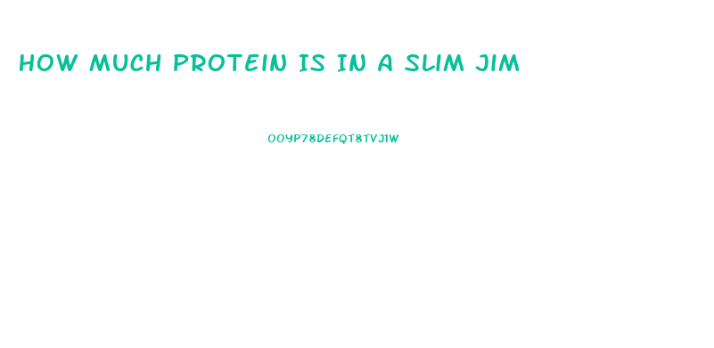 How Much Protein Is In A Slim Jim