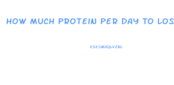 How Much Protein Per Day To Lose Weight