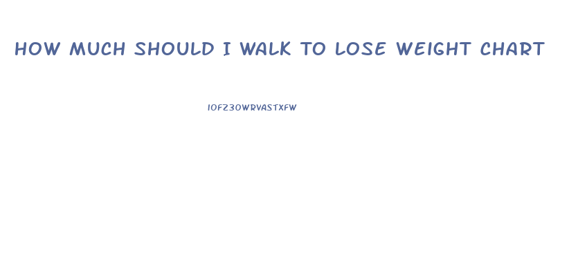 How Much Should I Walk To Lose Weight Chart