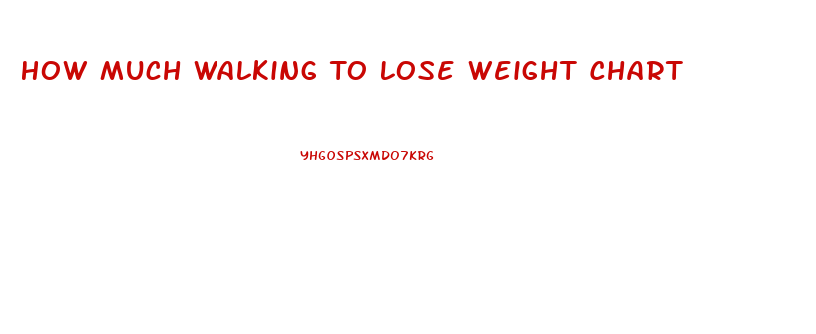 How Much Walking To Lose Weight Chart