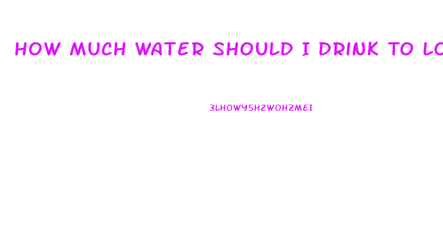 How Much Water Should I Drink To Lose Weight Calculator