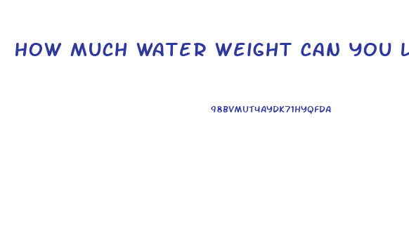 How Much Water Weight Can You Lose In A Sauna