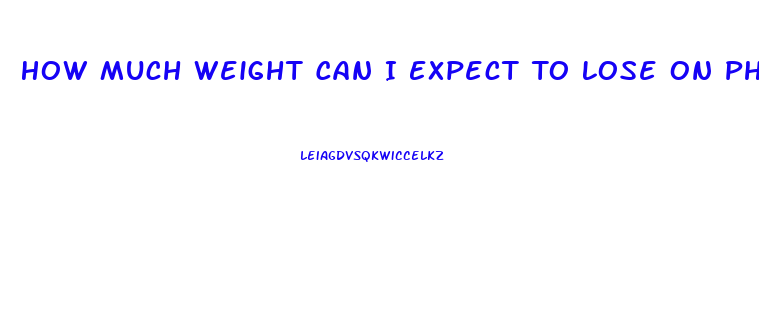 How Much Weight Can I Expect To Lose On Phentermine