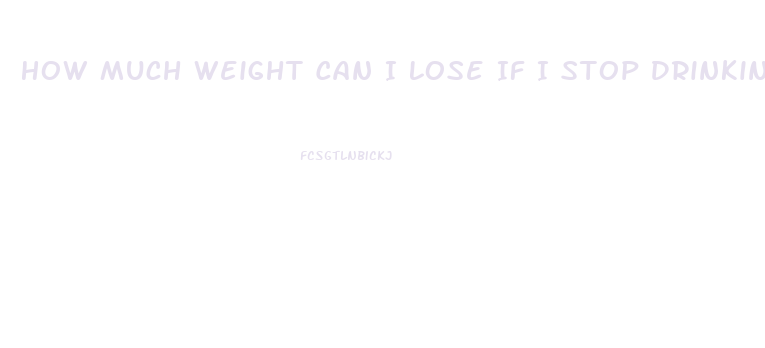 How Much Weight Can I Lose If I Stop Drinking Soda