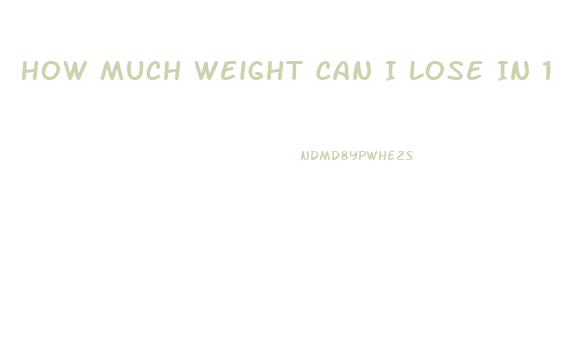 How Much Weight Can I Lose In 1 Week