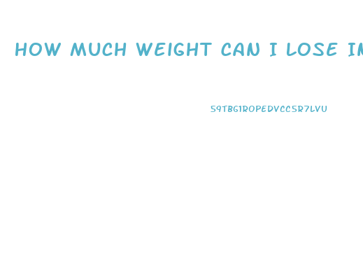 How Much Weight Can I Lose In 10 Weeks Calculator