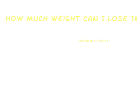 How Much Weight Can I Lose In 12 Days