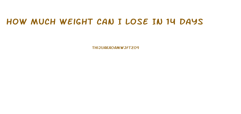 How Much Weight Can I Lose In 14 Days