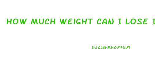 How Much Weight Can I Lose In 20 Days