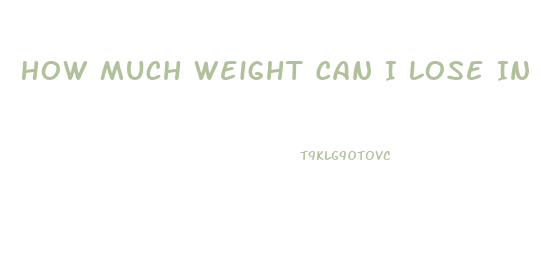 How Much Weight Can I Lose In 25 Days