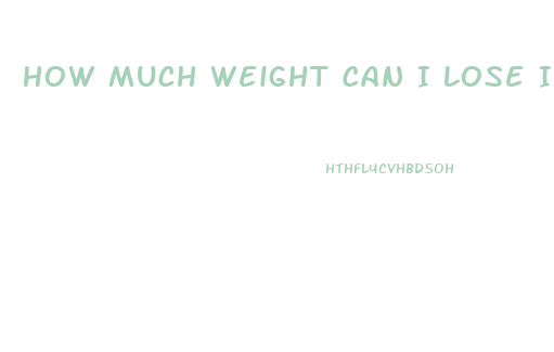 How Much Weight Can I Lose In 3 Days