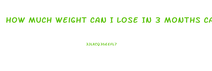 How Much Weight Can I Lose In 3 Months Calculator