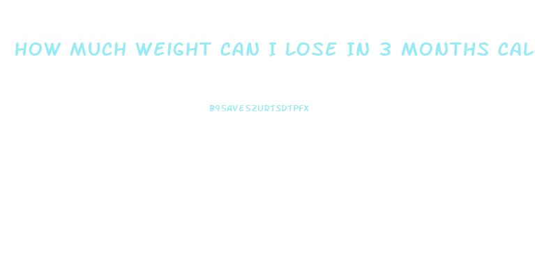 How Much Weight Can I Lose In 3 Months Calculator