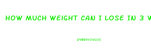 How Much Weight Can I Lose In 3 Weeks Calculator