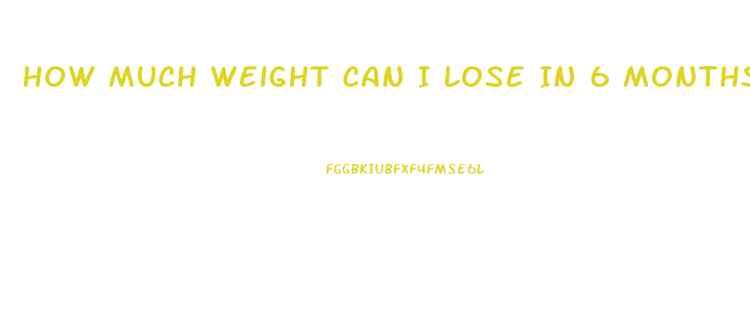 How Much Weight Can I Lose In 6 Months Calculator