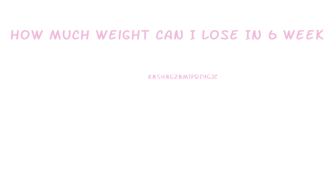 How Much Weight Can I Lose In 6 Weeks Calculator