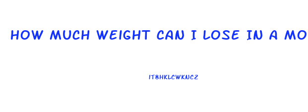 How Much Weight Can I Lose In A Month Calculator