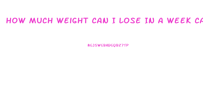 How Much Weight Can I Lose In A Week Calculator