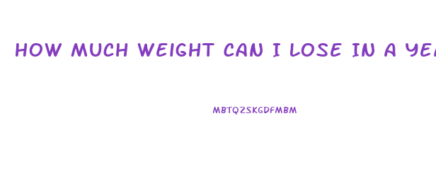 How Much Weight Can I Lose In A Year Calculator