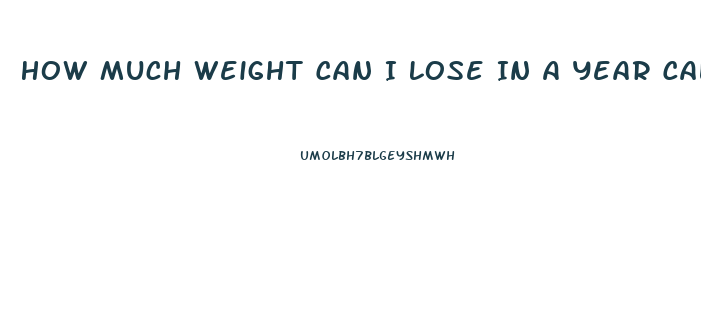 How Much Weight Can I Lose In A Year Calculator