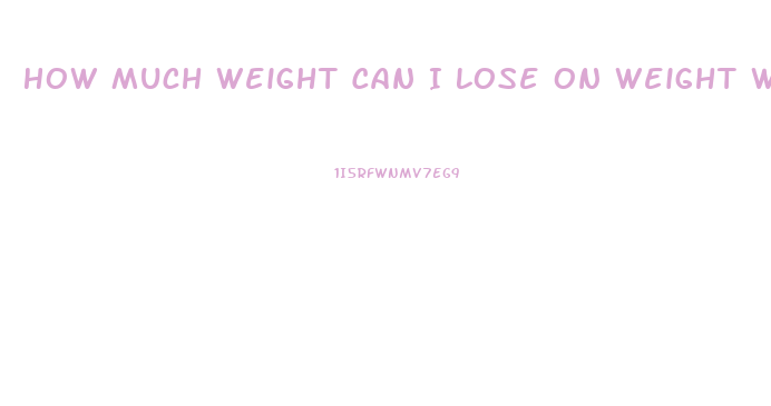 How Much Weight Can I Lose On Weight Watchers