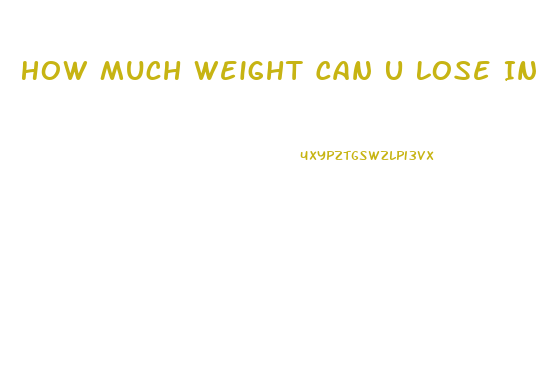 How Much Weight Can U Lose In 2 Months
