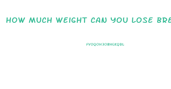 How Much Weight Can You Lose Breastfeeding