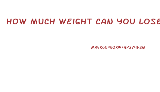 How Much Weight Can You Lose By Drinking Water