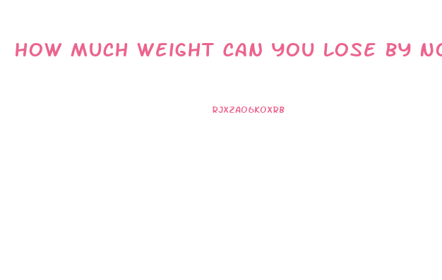 How Much Weight Can You Lose By Not Drinking Soda