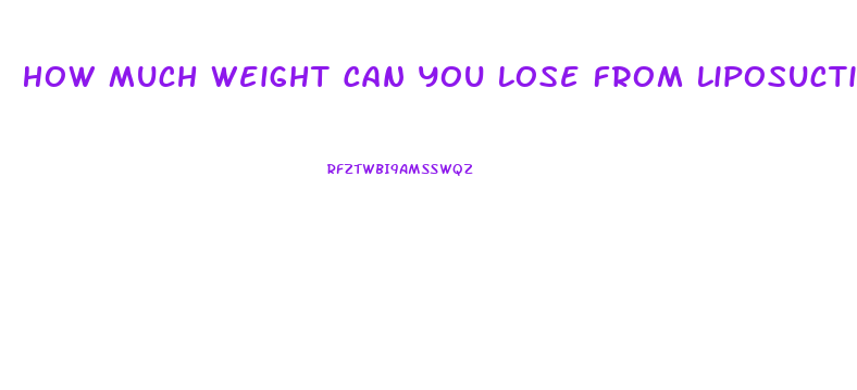 How Much Weight Can You Lose From Liposuction