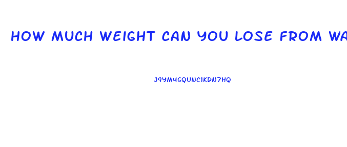 How Much Weight Can You Lose From Water Pills